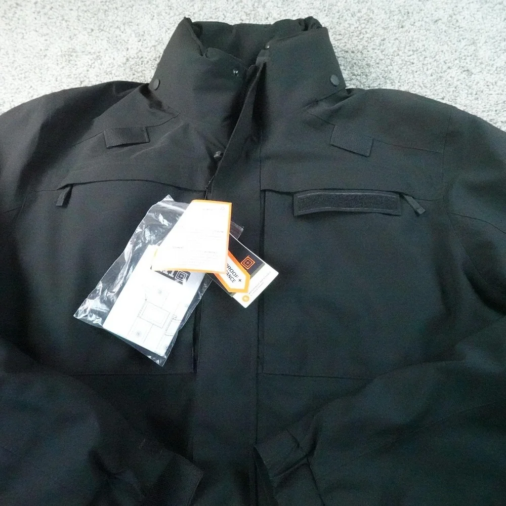 NEW 5.11 Tactical Jacket Mens 2XLT Black 3 In 1 Parka 2.0 Coat Outdoor Work Duty